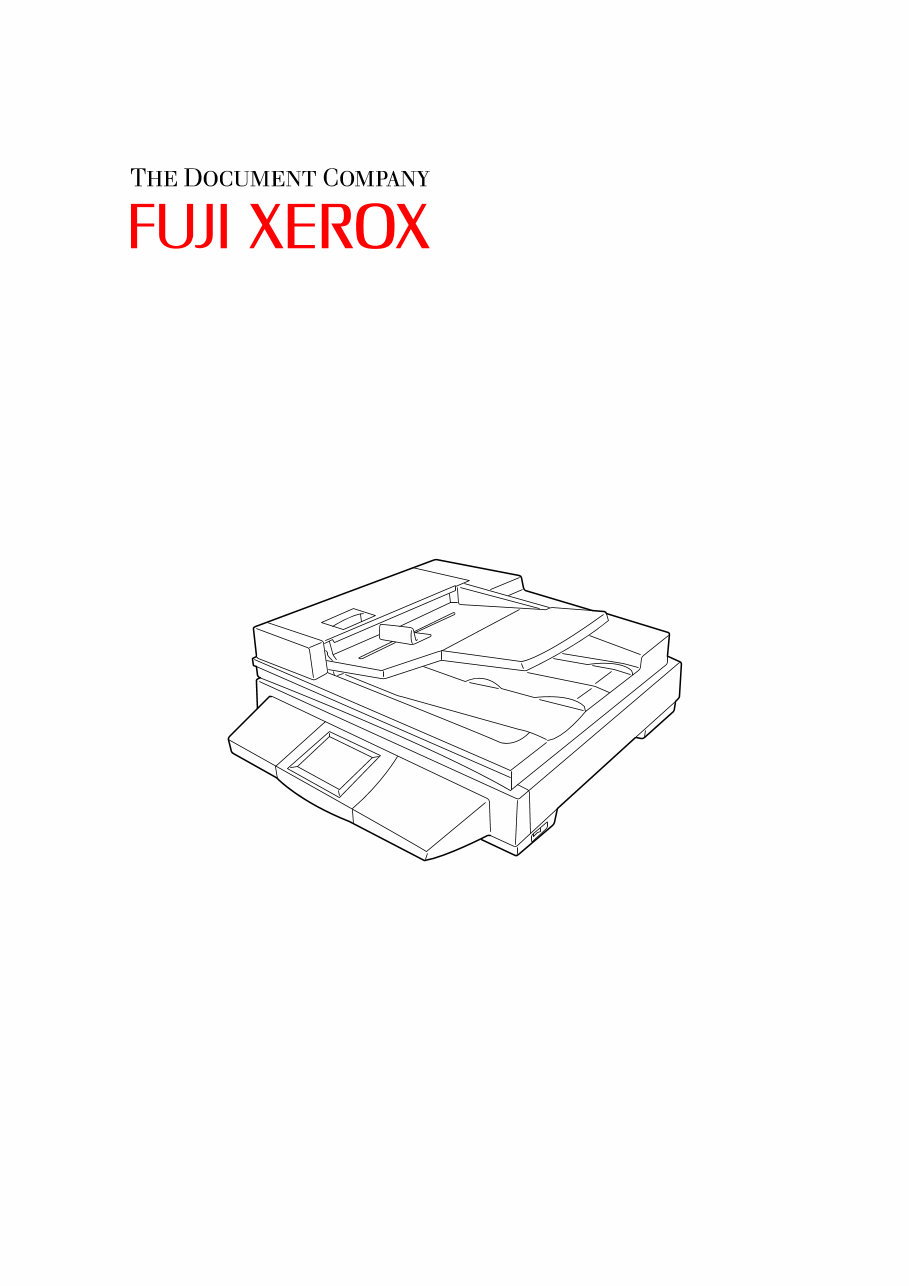 FUJI XEROX DocuScan C4250 Colour Network Scanner Service Repair Manual preview img 2