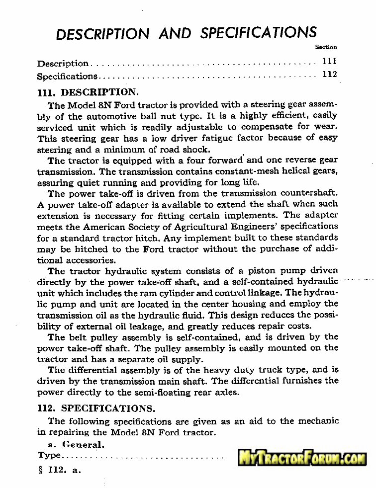 1939-1952 Ford New Holland 9N 2N 8N Tractor Repair Manual preview img 4