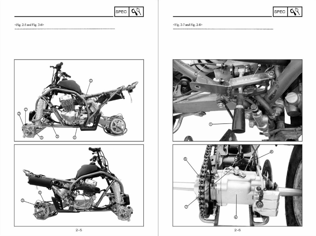 SMC STINGER 250 STG 250 ATV Workshop Repair Manual preview img 10
