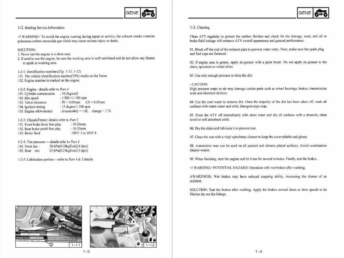 SMC STINGER 250 STG 250 ATV Workshop Repair Manual preview img 6