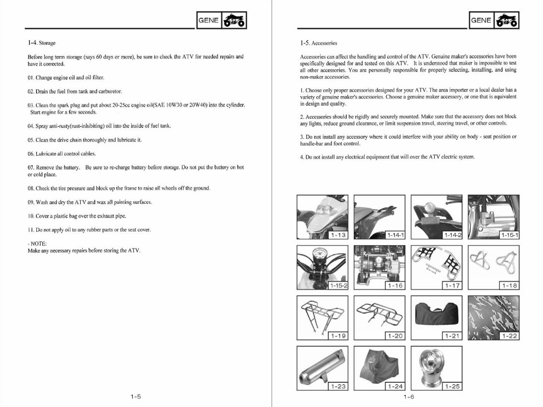 SMC STINGER 250 STG 250 ATV Workshop Repair Manual preview img 7