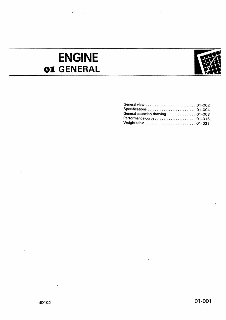 Komatsu 4D105-3 and S4D105-3 Diesel Engine Complete Workshop Service Repair Manual preview img 3