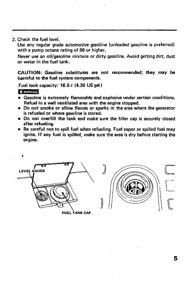 Honda Generator EX5500 Maintenance Manual preview img 9