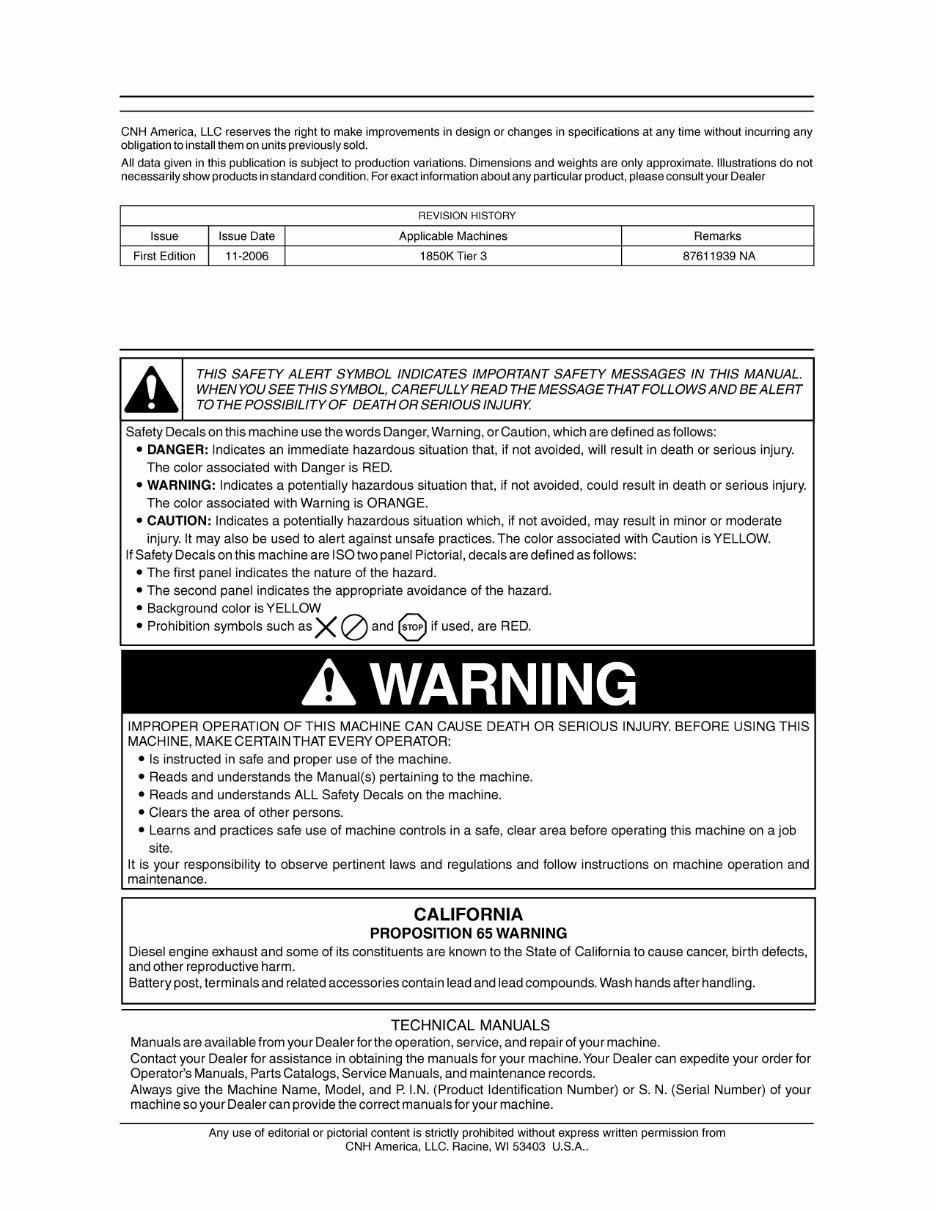 CASE 1850K TIER 3 Crawler DOZER BULLDOZER Service Repair Manual preview img 3