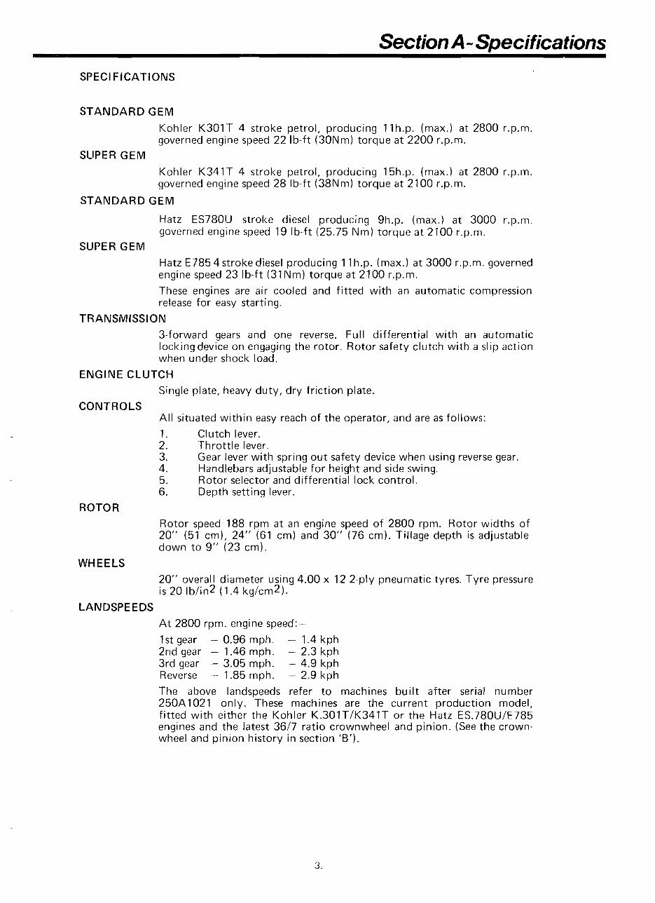 Howard Gem Rotavator Workshop Service Repair Manual preview img 4