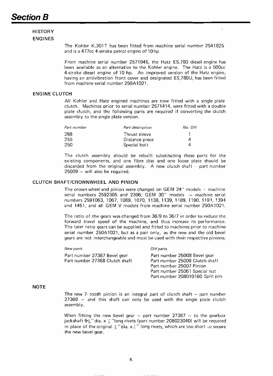 Howard Gem Rotavator Workshop Service Repair Manual preview img 9