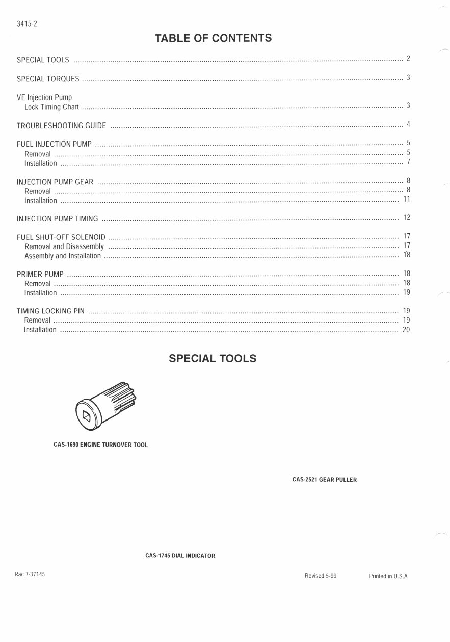 Bosch VE Fuel Pump 4-390 Engines preview img 2