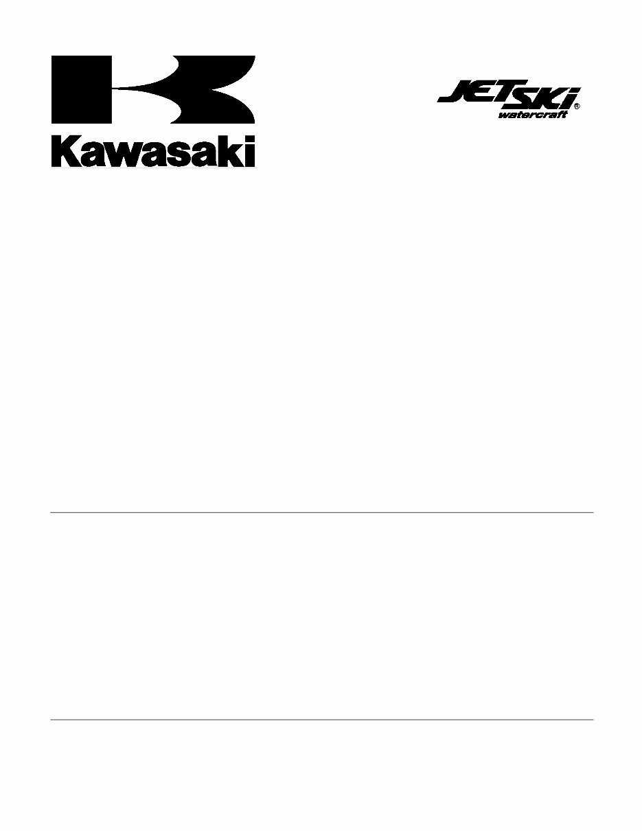 2003 Kawasaki JT900 STX JetSki Watercraft Repair Manual preview img 5