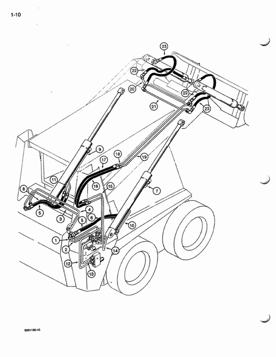 CASE 1845C Skid Steer Loader Parts Catalog preview img 10