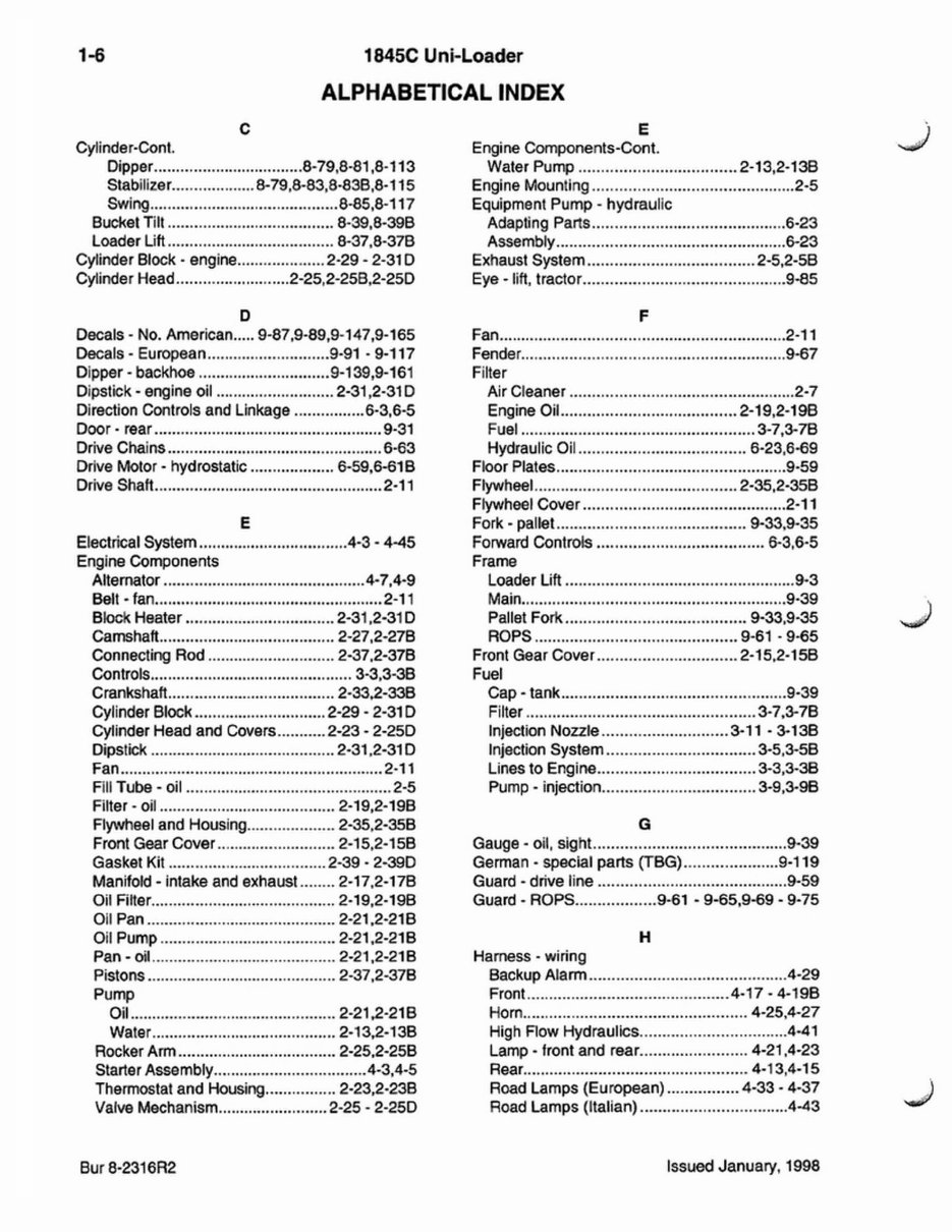 CASE 1845C Skid Steer Loader Parts Catalog preview img 6