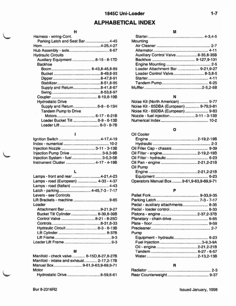 CASE 1845C Skid Steer Loader Parts Catalog preview img 7
