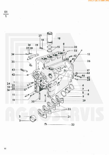 Zetor Tractor 5011/6011/6045/7011/7045-Parts Catalog Manual preview img 1