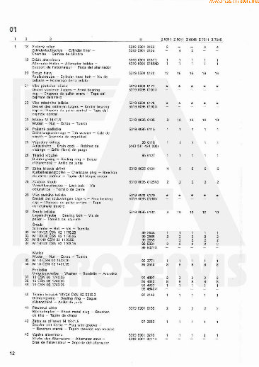 Zetor Tractor 5011/6011/6045/7011/7045-Parts Catalog Manual preview img 3