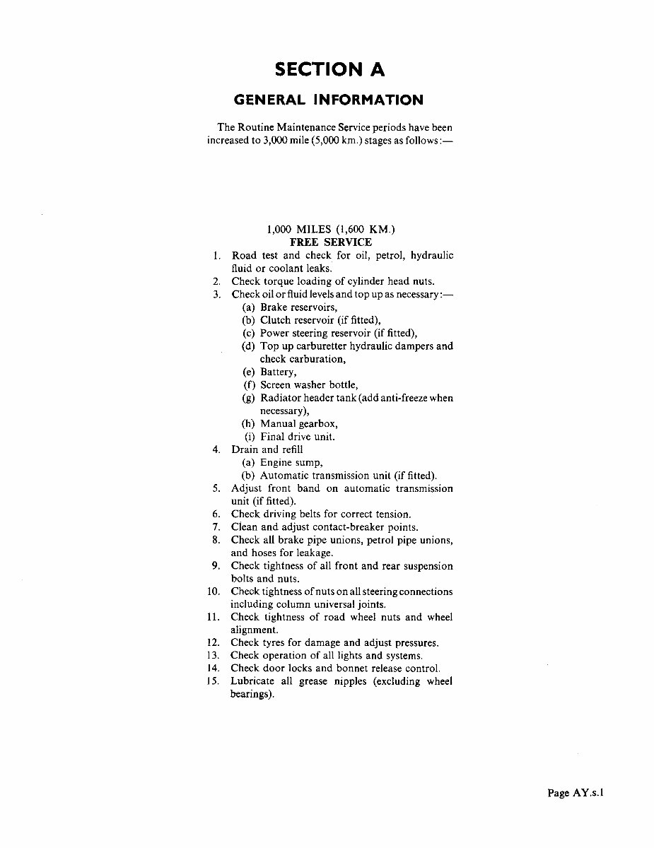 Jaguar 4.2, E and 2+2 suppl Service Manual preview img 3