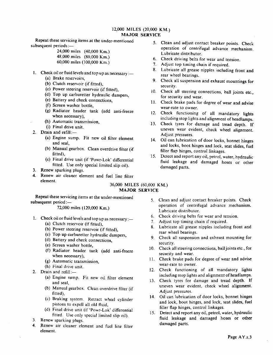 Jaguar 4.2, E and 2+2 suppl Service Manual preview img 5