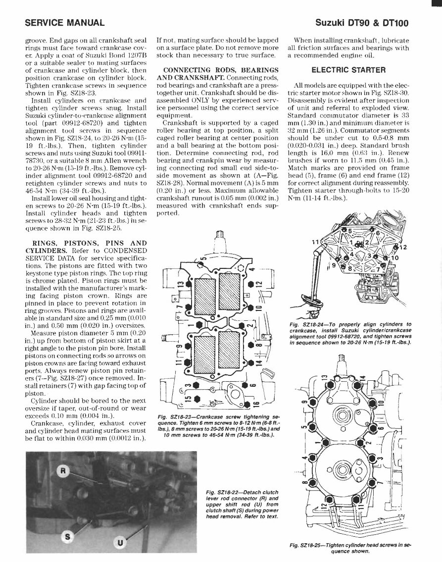 Suzuki Outboard DT90 DT100 DT115 DT140 DT150 DT150SS DT175 DT200 Service Repair Workshop Manual preview img 8