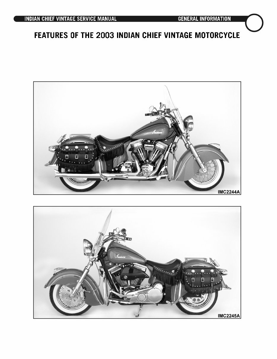 2003 Indian Chief Vintage Motorcycle Service Manual preview img 10