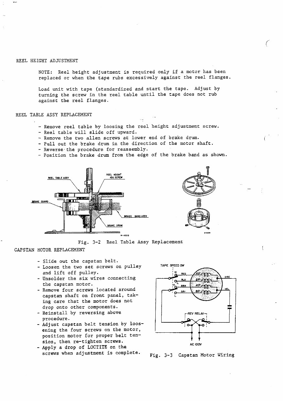 Teac A-4010-GSL reel tape recorder Service Manual preview img 10