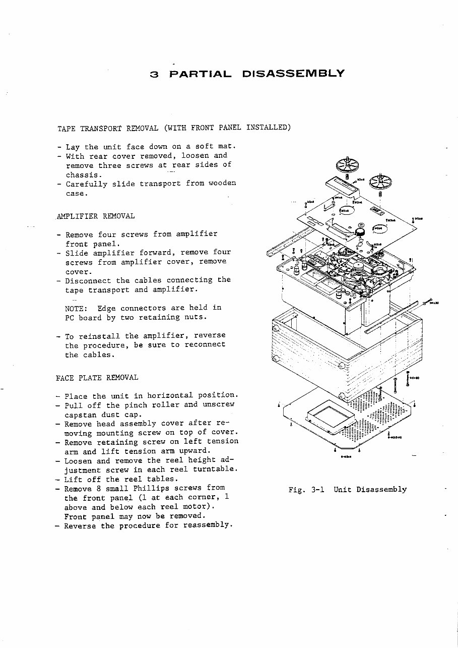 Teac A-4010-GSL reel tape recorder Service Manual preview img 8