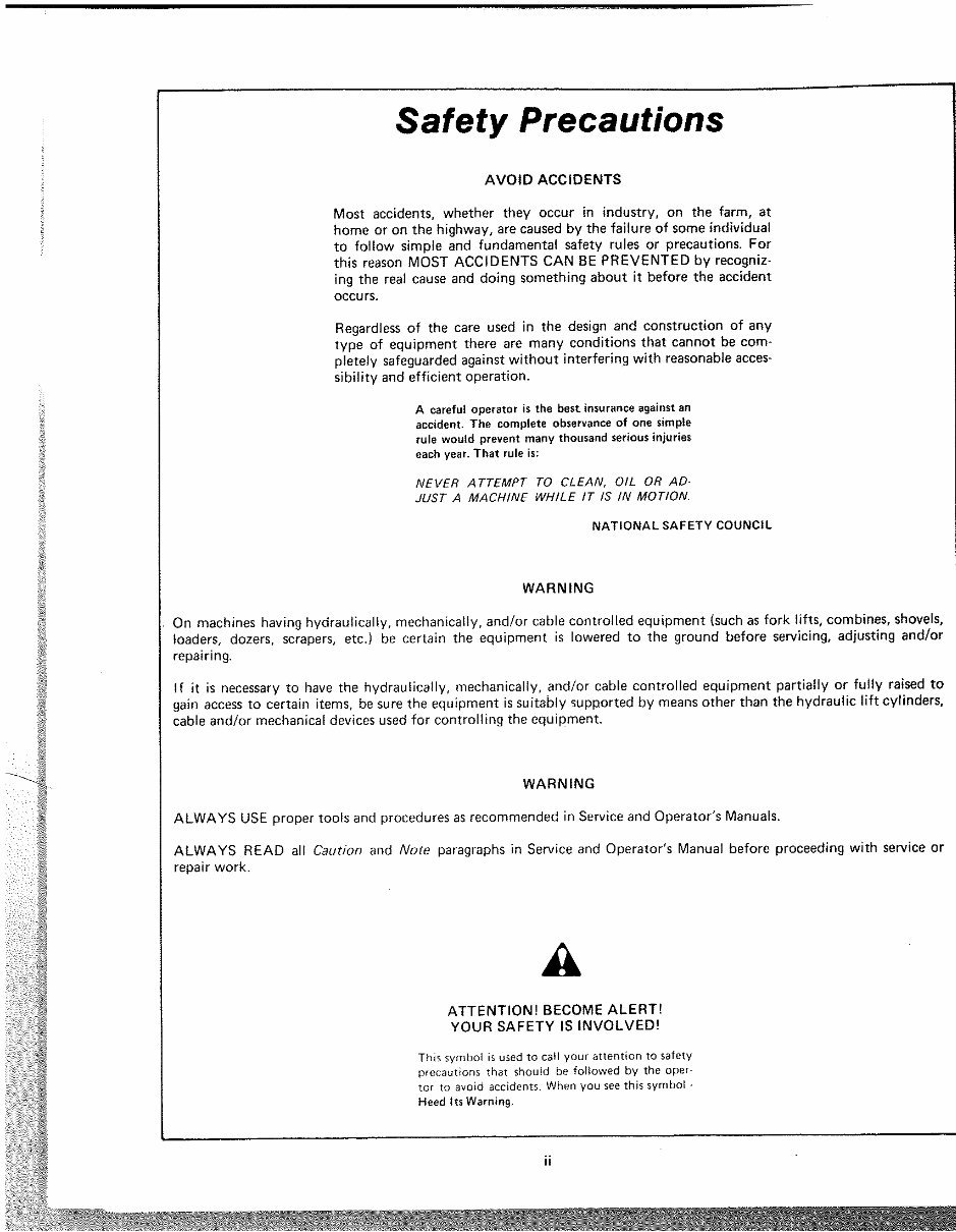 Allis-Chalmers 300 & 400 Series Lawn Tractors Service & Repair Manual preview img 4