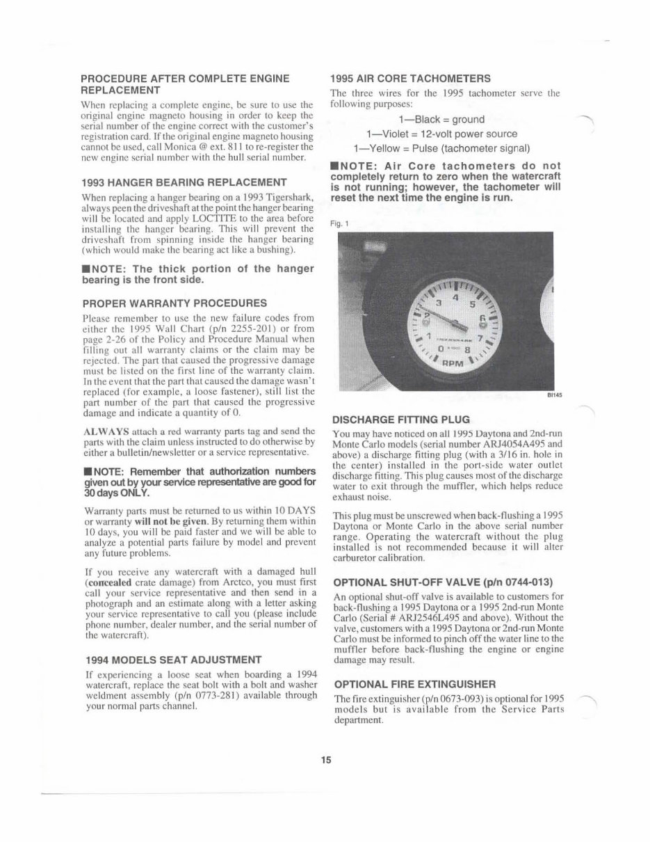 1996 ARCTIC CAT TIGERSHARK MONTE CARLO 770 Factory Service & Work Shop Manual preview img 9