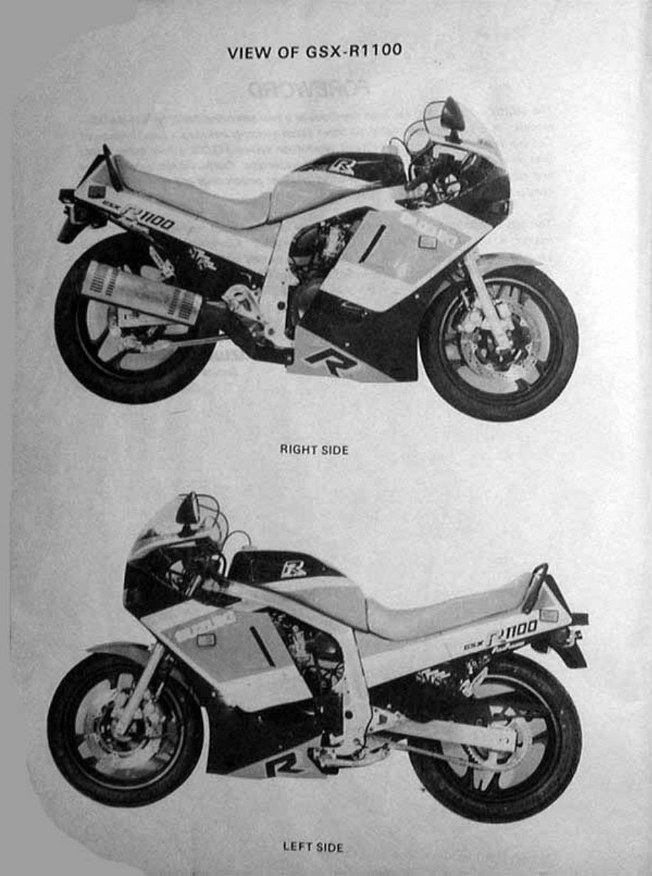 1986-1998 Suzuki GSX-R 1100 Service & Repair Manual preview img 3