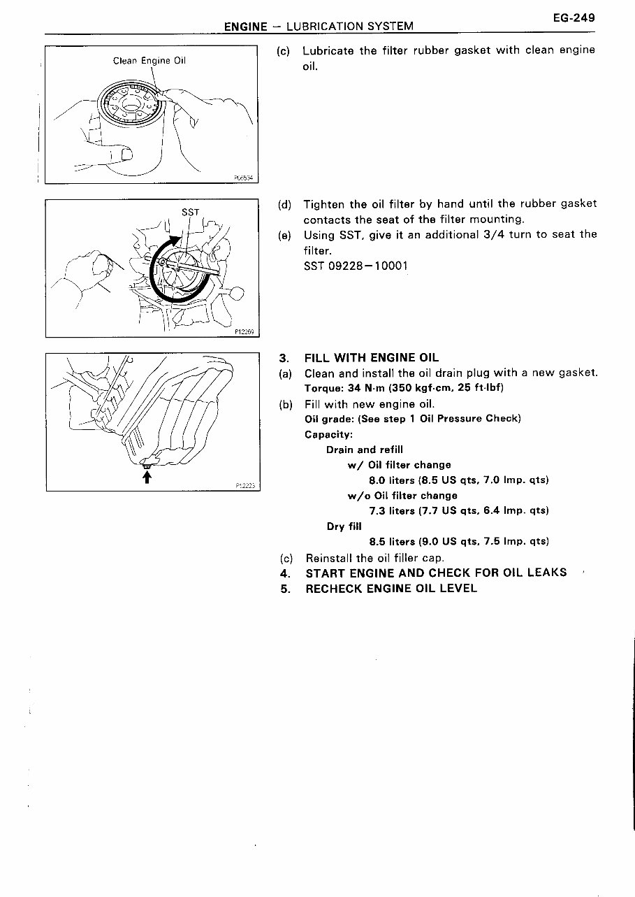 Toyota 3.0L (1KZ-T/1KZ-TE) Turbo Diesel Engine OEM Service & Repair Manual preview img 6