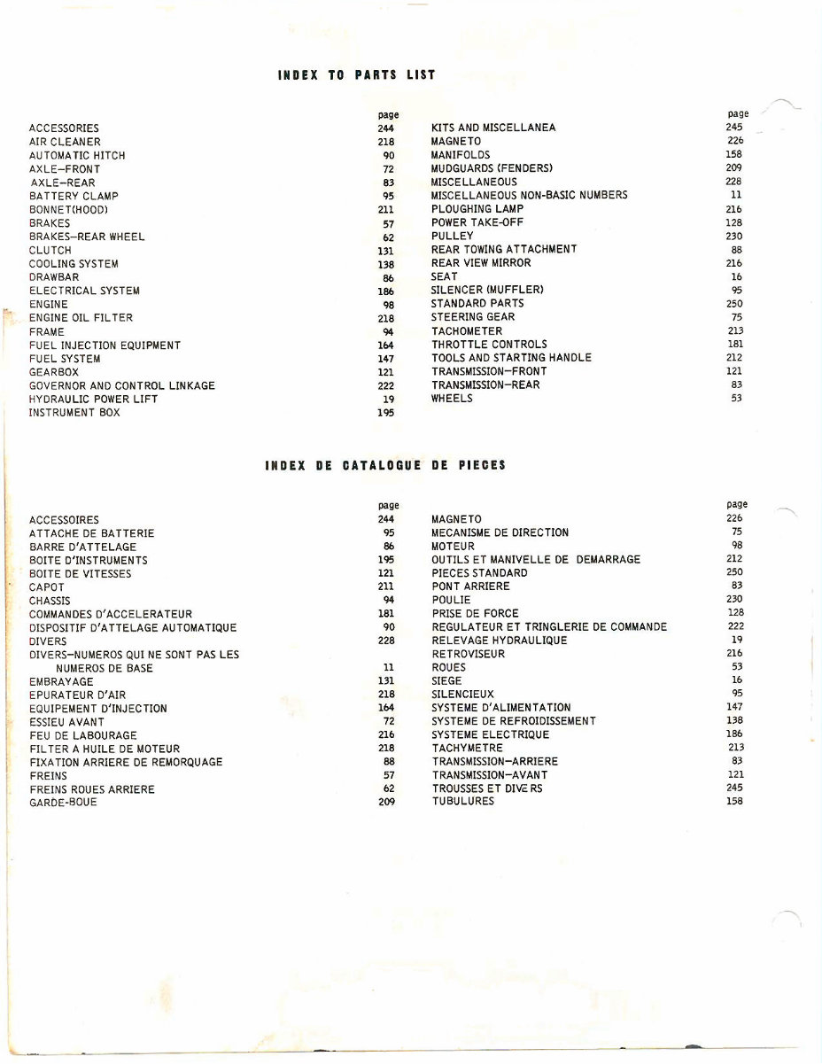 1952-1964 Fordson Major / Super Major Tractors Parts Catalog preview img 4