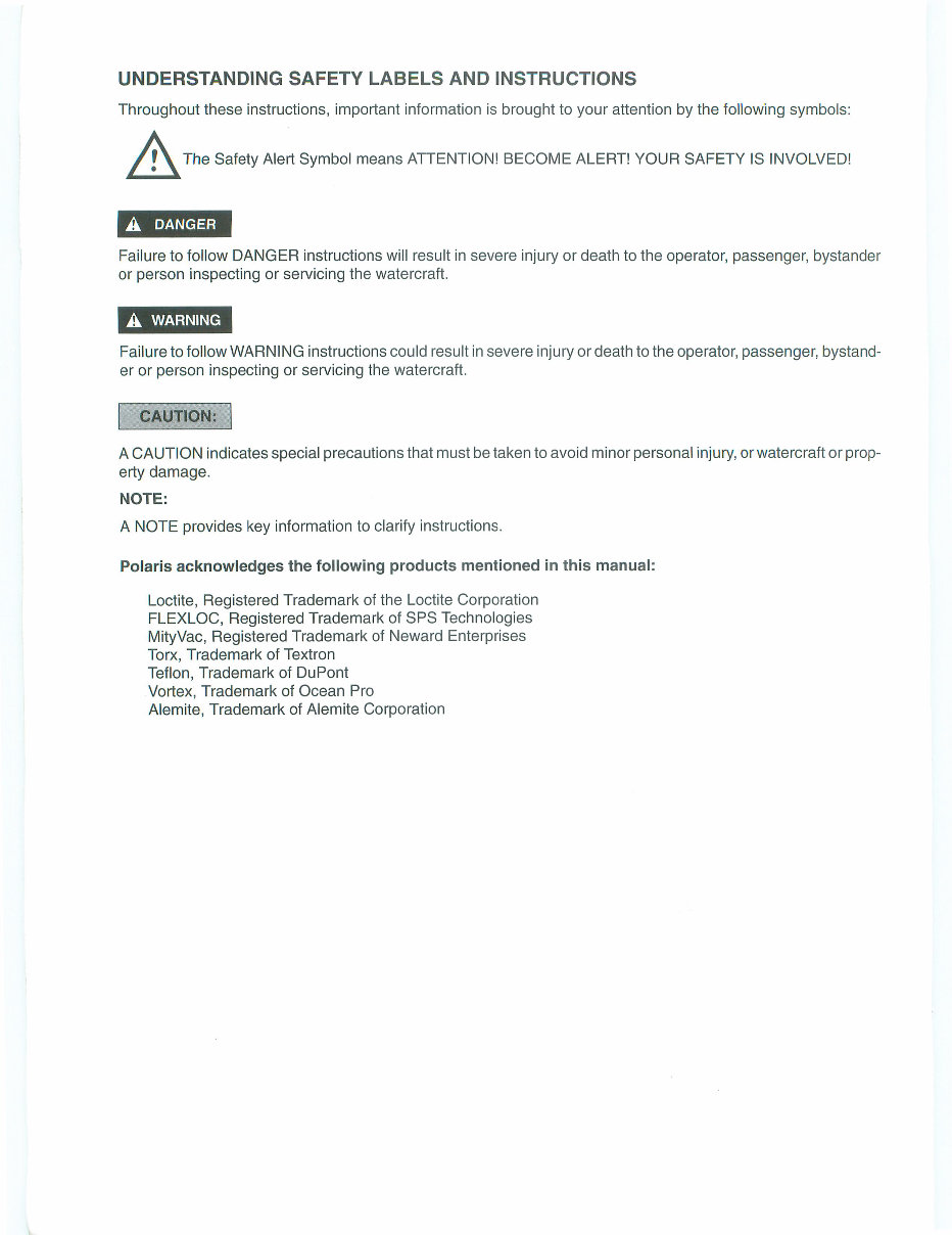 1999 Polaris Genesis 1200 Service & Repair Manual preview img 3