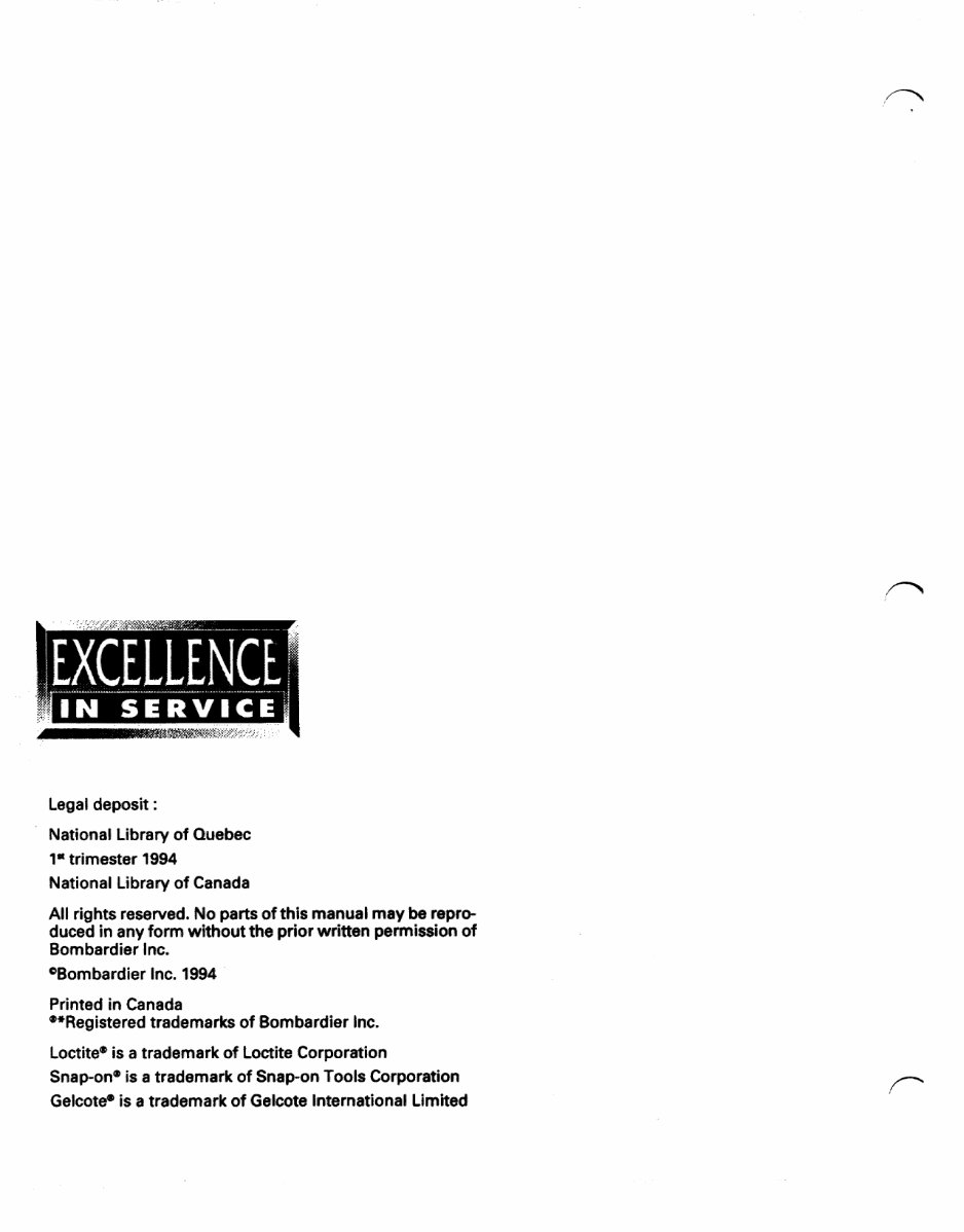 1994 Bombardier Sea Doo Repair Manual preview img 4