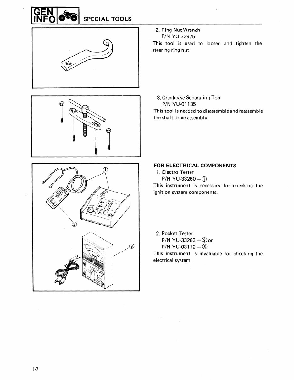 Yamaha Badger 80 service manual repair 1985-1988 YFM80 preview img 10