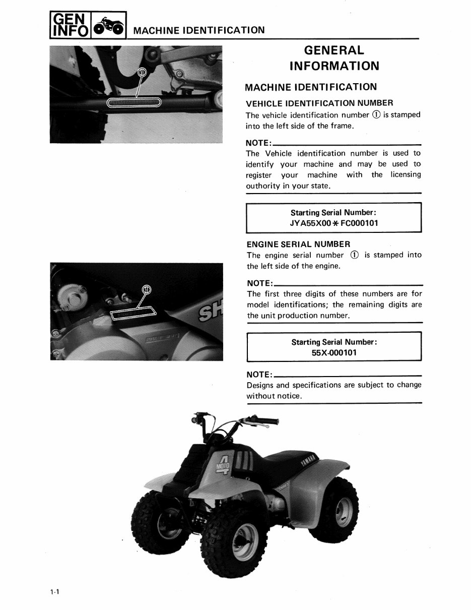 Yamaha Badger 80 service manual repair 1985-1988 YFM80 preview img 4