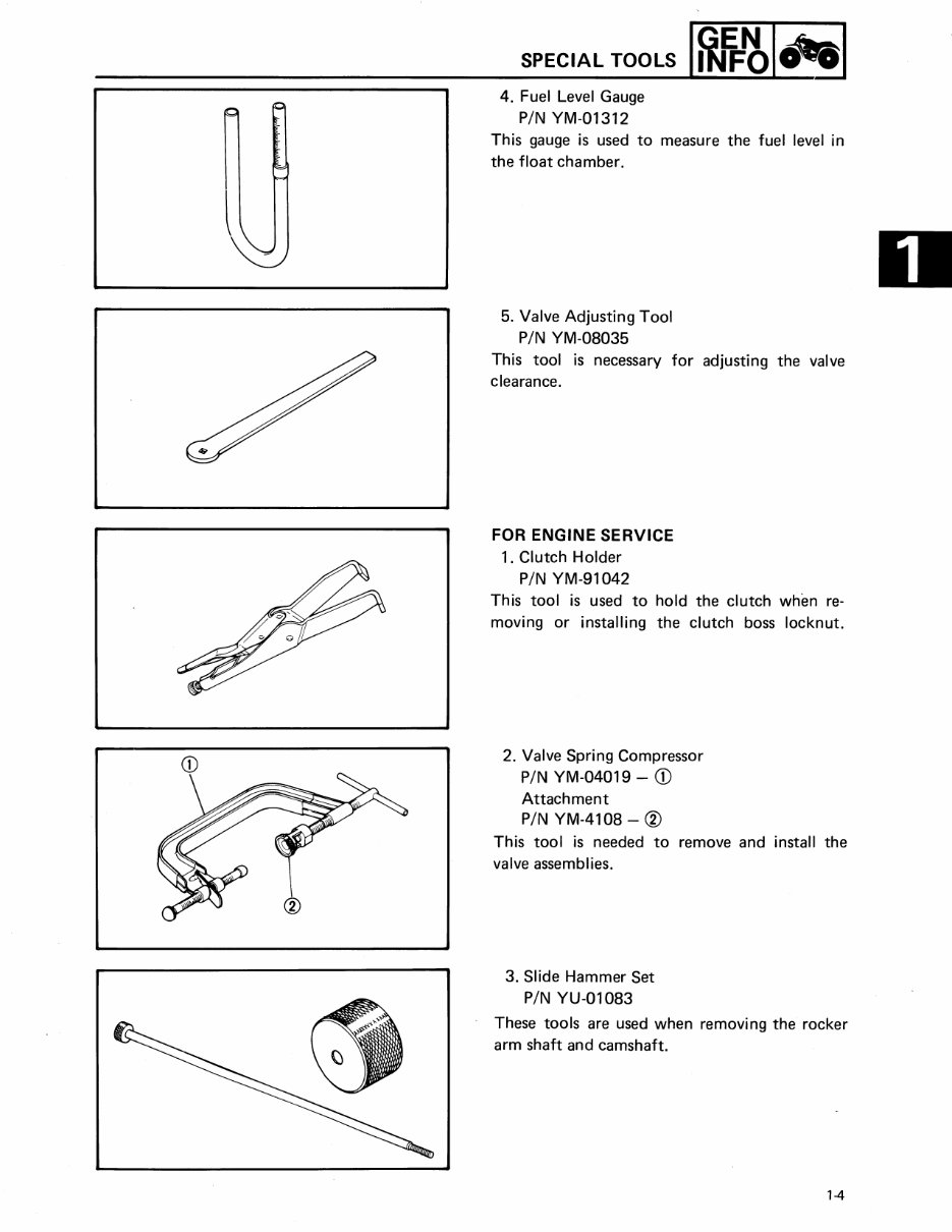 Yamaha Badger 80 service manual repair 1985-1988 YFM80 preview img 7