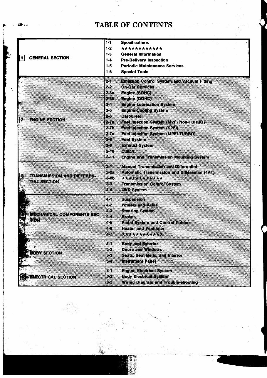 1992-2003 Subaru Legacy, L, GT Factory Service Repair Manual preview img 5