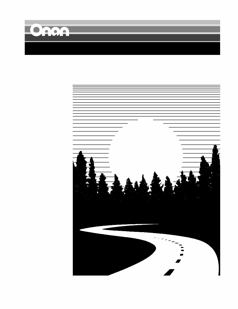 CUMMINS ONAN KV KVC KVD Series RV Generator Workshop Manual preview img 1