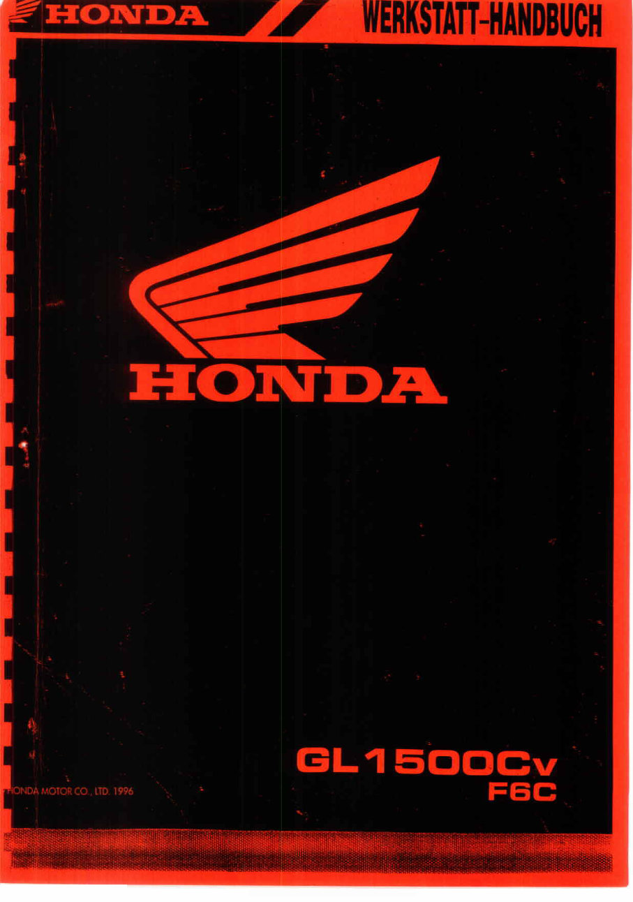 Honda GL1500CV Valkyrie (F6C) OEM Service & Repair Manual (in German) preview img 1