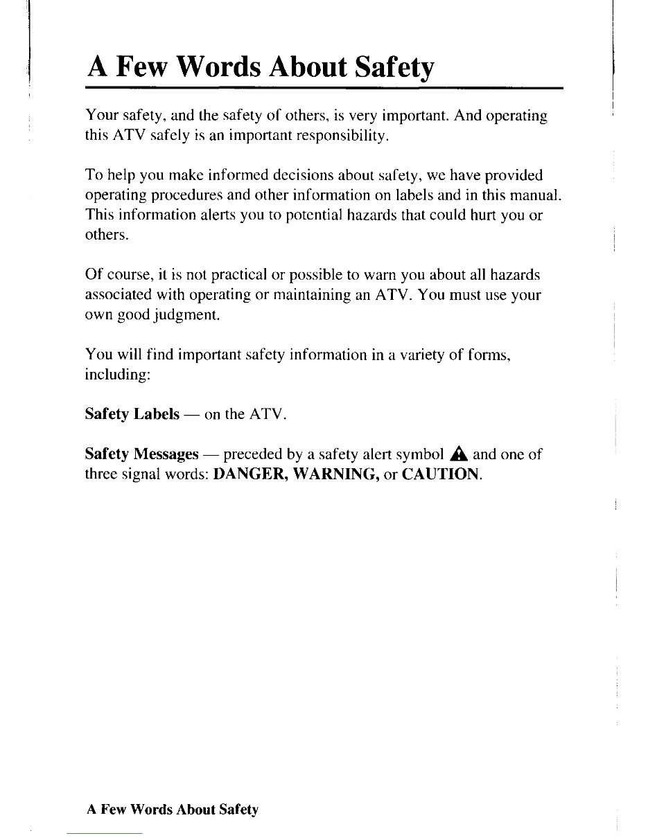 TRX500FA FOURTRAX FOREMAN RUBICON YEAR 2002 Owners Manual preview img 6