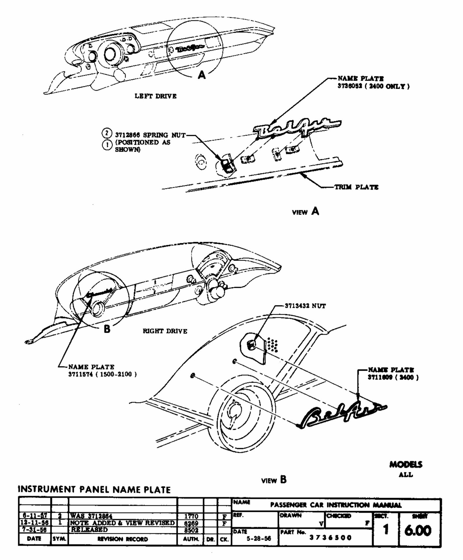 1957 Chevrolet Passenger Cars Assembly Manual preview img 7