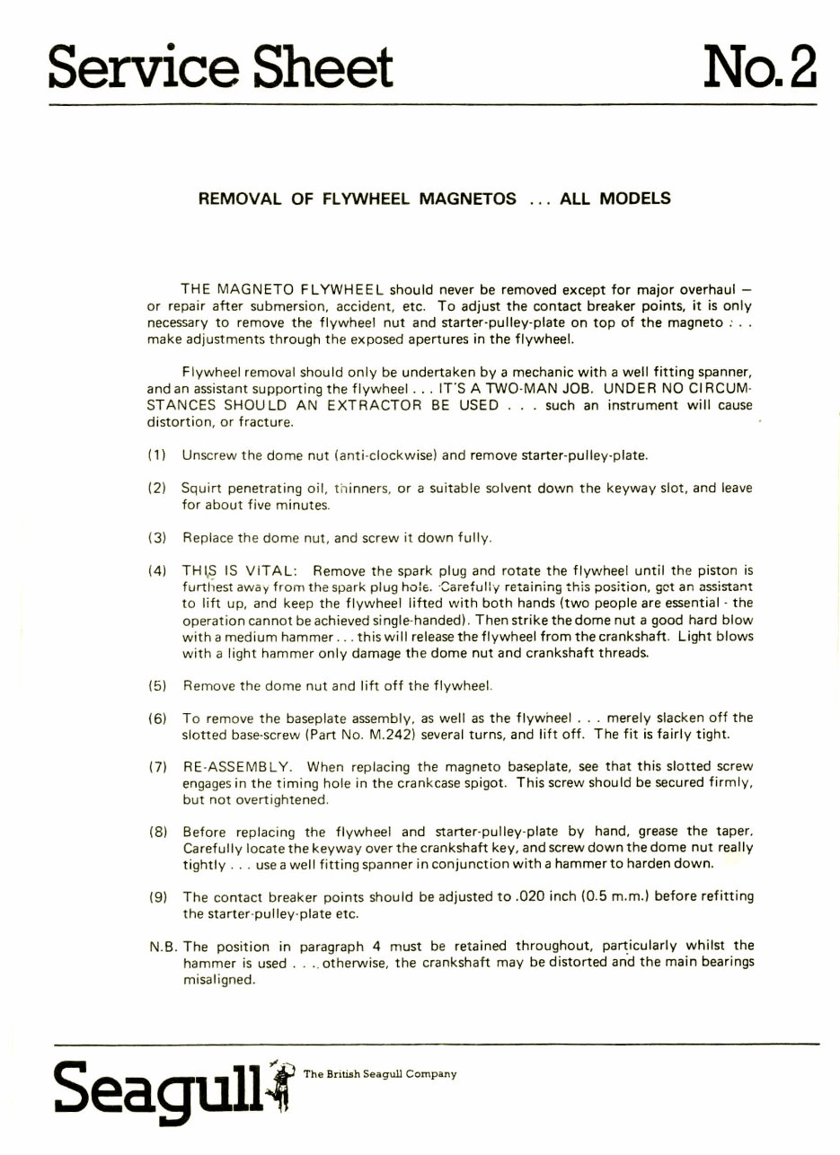 British Seagull 45 55 75 80 90 102 125 170 Outboard Complete Workshop Service Repair Manual preview img 5