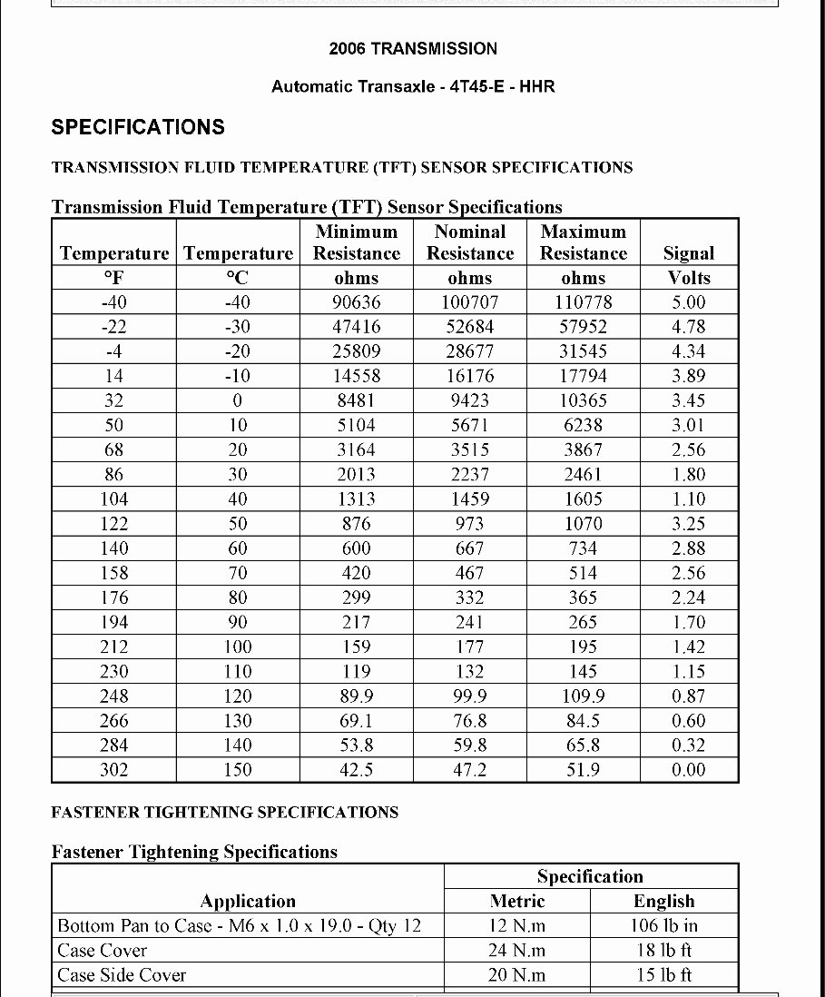GM MN5 4T45-E AUTO Transmission Workshop Service Manual preview img 1