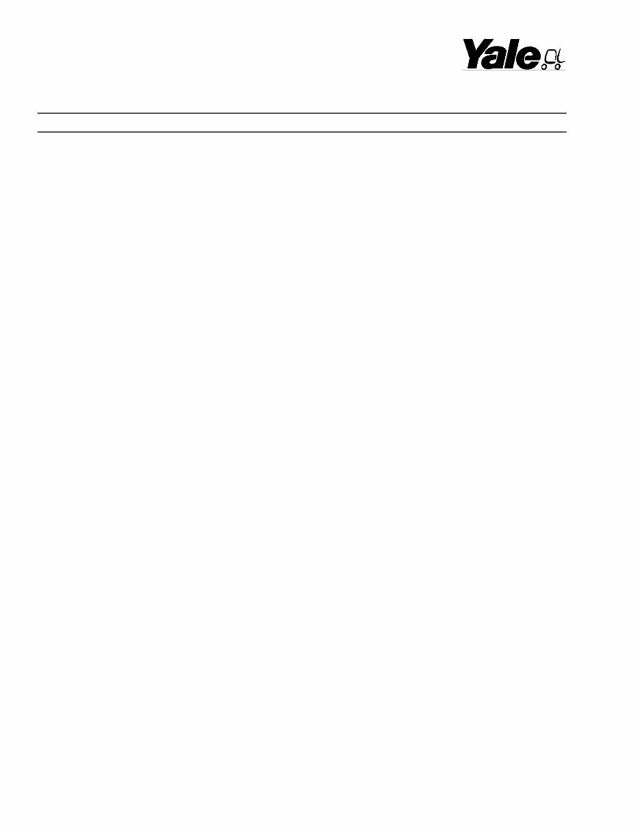 Yale (B875) GP/GLP/GDP040VX-GP/GLP/GDP070VX Forklift Service Parts Catalogue Manual preview img 8