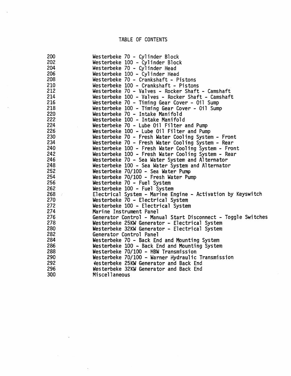 WESTERBEKE 70 100 Marine Diesel Engine Service Repair Manual preview img 4