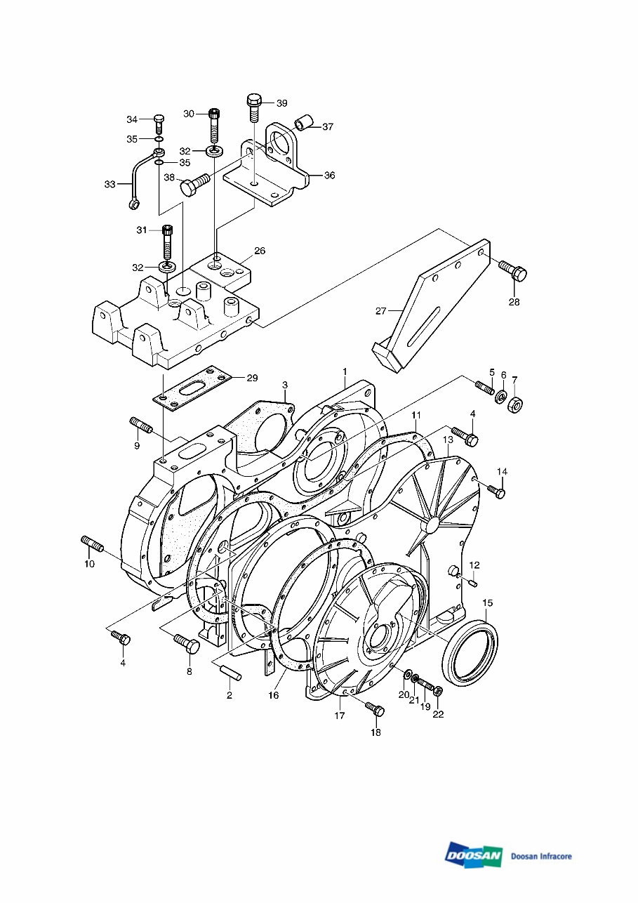 DAEWOO DOOSAN DX300LCA Crawler Excavator Service Parts Catalogue Manual preview img 3