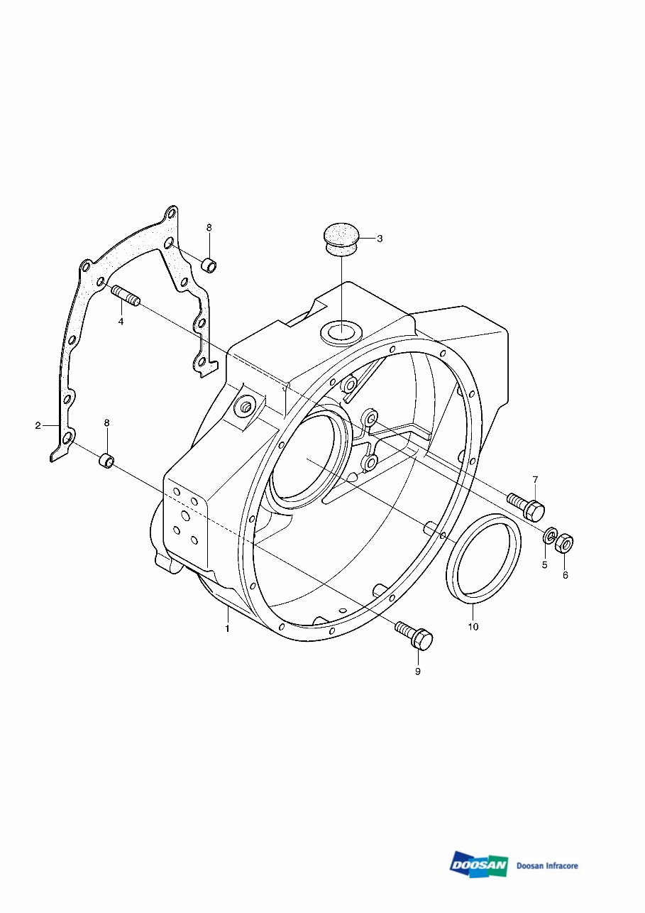 DAEWOO DOOSAN DX300LCA Crawler Excavator Service Parts Catalogue Manual preview img 5