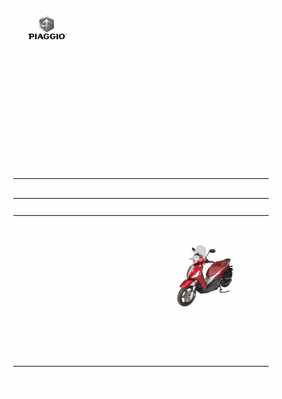 Piaggio Beverly Sport Touring 350 Full Service & Repair Manual preview img 1