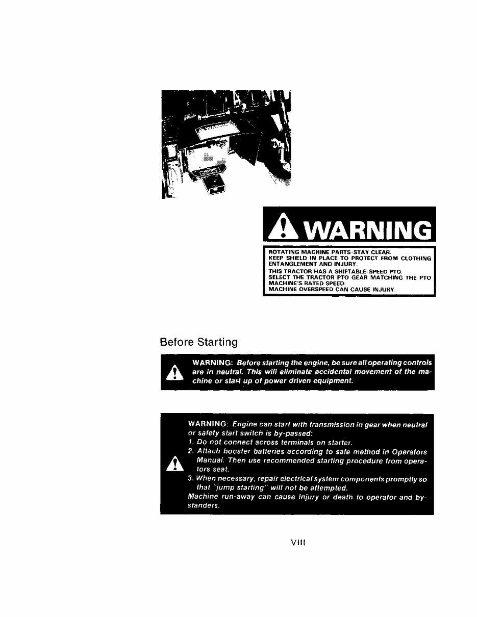 CASE IH 245 255 Tractor Operators Manual preview img 10