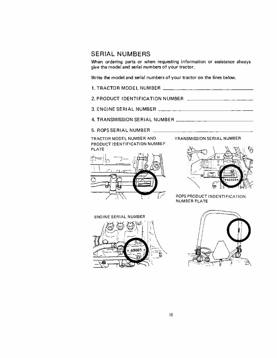 CASE IH 245 255 Tractor Operators Manual preview img 4