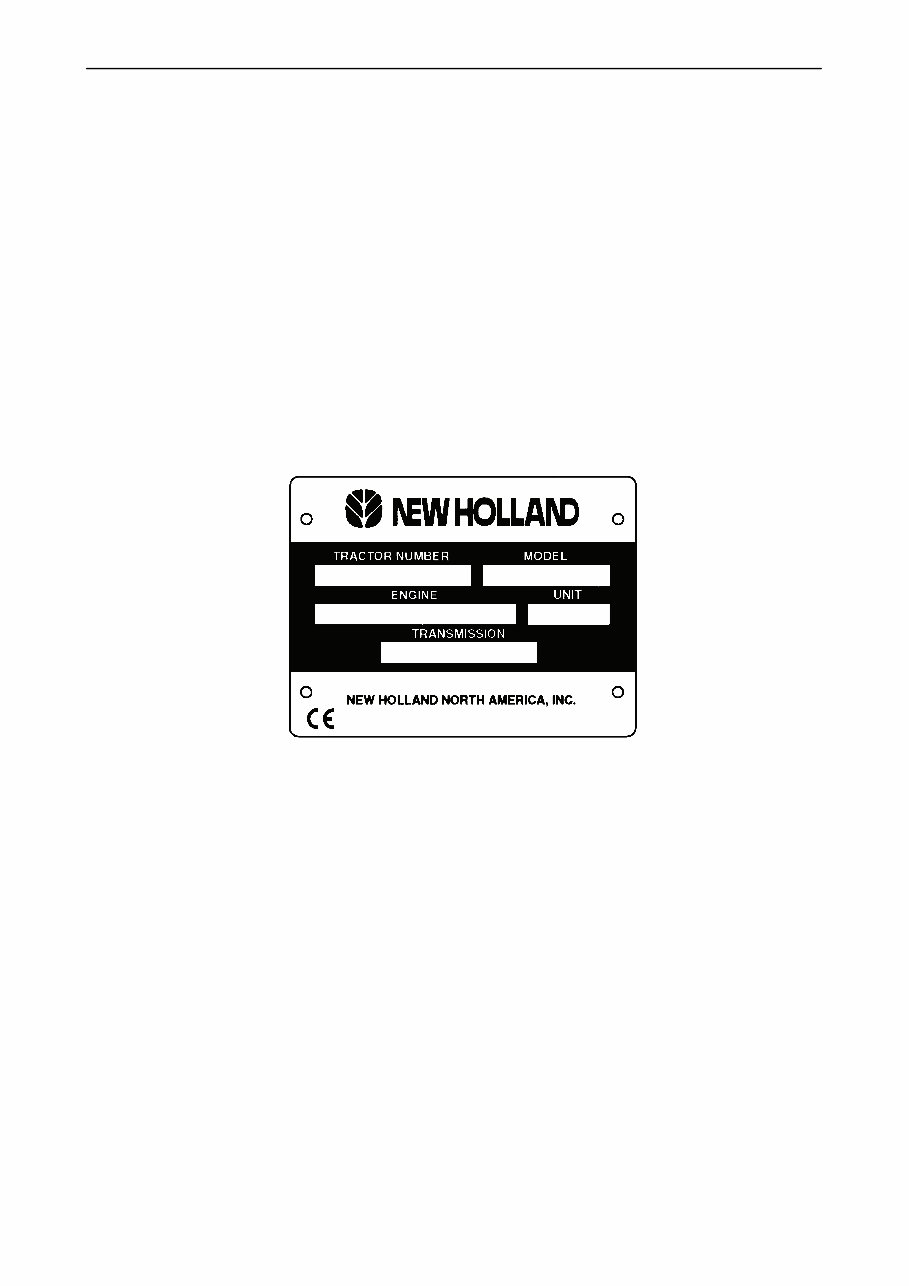 NEW HOLLand TC27D Tractor Operators Manual preview img 7