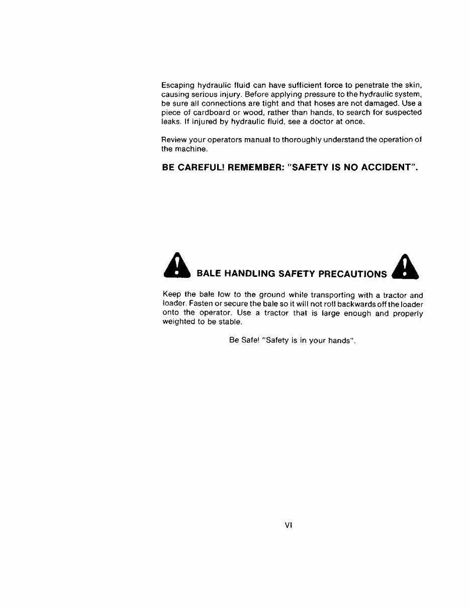 CASE IH 3440 3450 ROUND BALER Operators Manual preview img 8