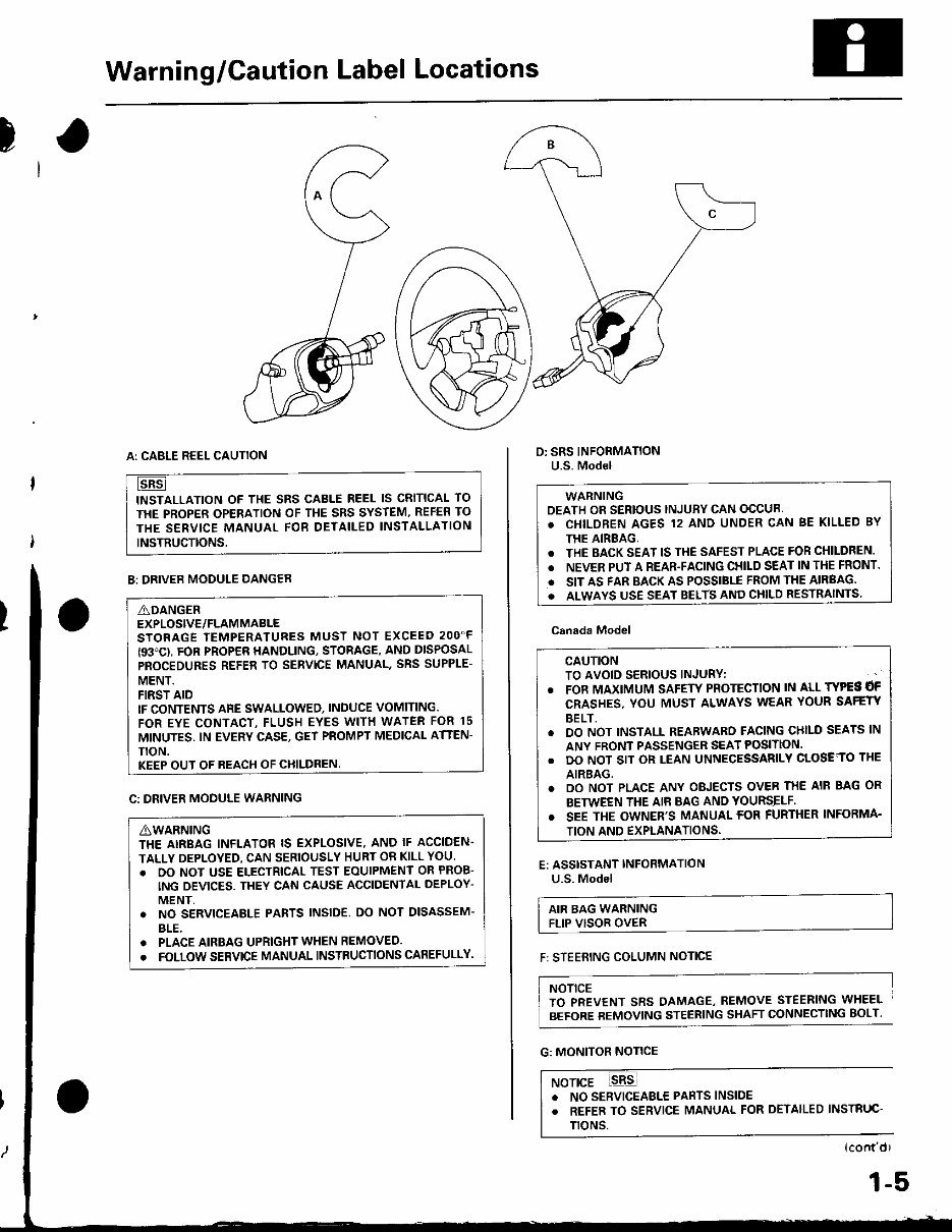 1998-2001 Acura Integra Service & Repair Manual preview img 6